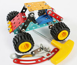 بازی ساختنی فلزی ماشین کوهستان 147 قطعه