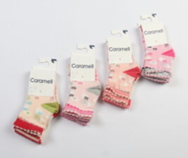 جوراب دو عددی 12-6 ماه caramell ترکیه