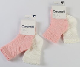ست دو تایی جوراب کارامل caramell ترکیه