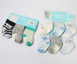جوراب سه تایی 3-0 ماه carter's