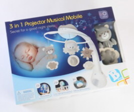 آویز تخت و چراغ خواب 3 کاره blue box