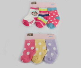 جوراب سه تایی 12-6 ماه ge bao