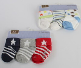 جوراب سه تایی 6-0 ماه Ge Bao