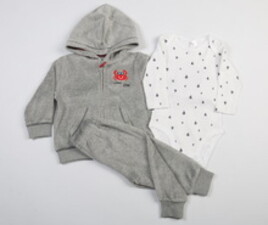 بادی و سویشرت و شلوار مخمل carter's