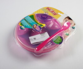 ظرف غذای چسبان nuby