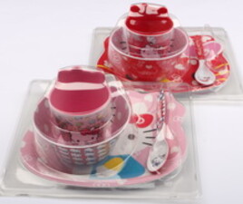 سرویس غذای ملامین Hello kitty