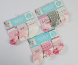 جوراب سه تایی -3-0ماه carters