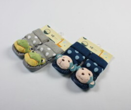 جوراب جغجغه ای طرح پاپوش baby