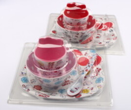 سرویس غذای ملامین Hello kitty