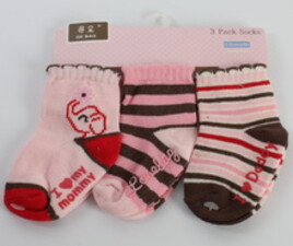 جوراب سه تایی 24-12 ماه ge bao