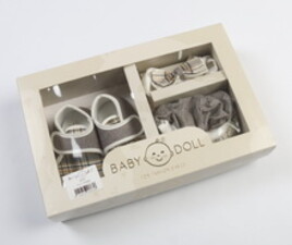 پاپوش و کلاه و پاپیون Baby doll ترکیه