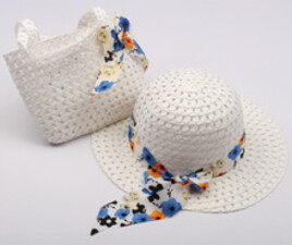 ست کیف و کلاه حصیری(رنگبندی 7-2 سال)