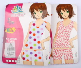 زیرپوش و شورت Defnem ترکیه (6-5 سال)