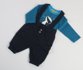 بلوز و شلوار ساسبند دار baby club