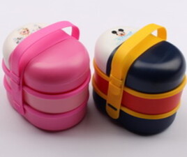 ظرف غذای دو طبقه قمقمه دار