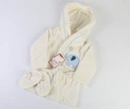 حوله تن پوش و دمپایی bebekevi ترکیه