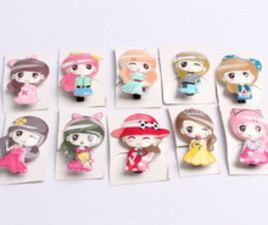 گل سر انبری دختر