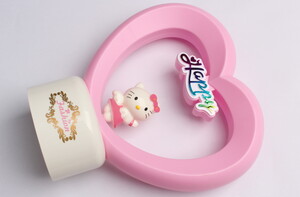 چراغ خواب معلق قلب Hello kitty