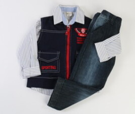 بلوز و شلوار و جلیقه baby grant ترکیه