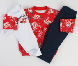 ست بلوز و شلوار و بادی nazar bebe ترکیه