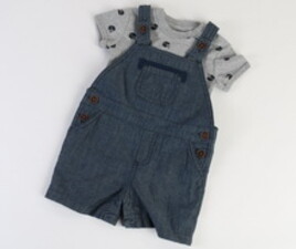 شلوارک پیش بندی و بادی baby club