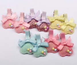 گل سر انبری قلب (2 عددی)