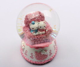 گوی موزیکال hello kitty (سایز متوسط)