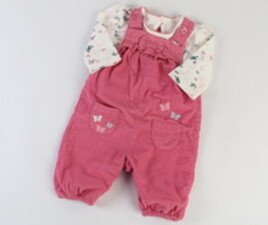 بلوز و شلوار پیشبندی مخمل george