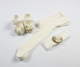 ست پاپوش و تل و جوراب شلواری baby doll ترکیه