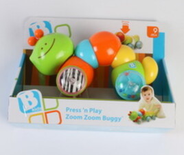 اسباب بازی کرم ابریشم فشاری blue box