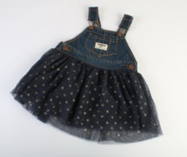 پیراهن پیشبندی جین oshkosh