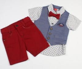 شومیز و جلیقه و شلوارک Caramell ترکیه