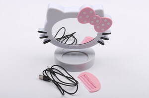 چراغ مطالعه آینه دار Hello kitty