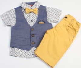 شومیز و جلیقه و شلوارک Caramell ترکیه