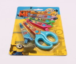 قیچی با تیغه های طرح دار