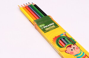 مداد رنگی 6 رنگ Picasso