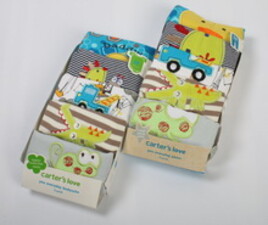 ست ده تایی بادی و شلوار24-18ماه carter's