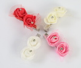 گل سر انبری طرح گل رز