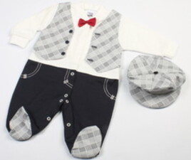 سرهمی نوزادی با کلاه G.a.y.e ترکیه