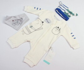 ست سرهمی با پیشبند و کلاه tongs ترکیه