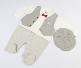 سرهمی نوزادی با کلاه G.a.y.e ترکیه