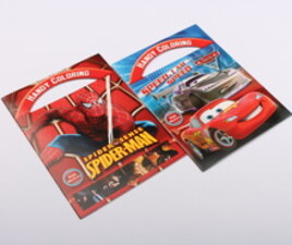 دفتر رنگ آمیزی برچسب دار