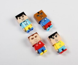 مداد تراش و پاک کن فوتبالیست ها