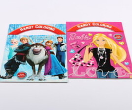 دفتر رنگ آمیزی برچسب دار