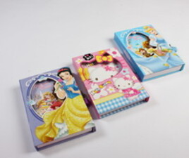 دفتر خاطرات با طرح کارتونی