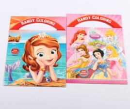 دفتر رنگ آمیزی برچسب دار