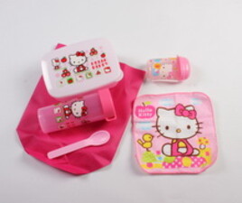 پک ظرف غذا،قمقمه،لیوان و حوله