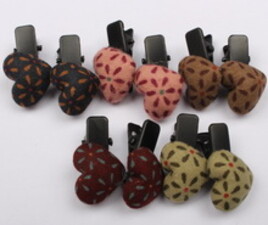 گل سر انبری قلب (2 عددی)