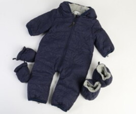 ست کاپشن سرهمی و دستکش و پاپوش VERTBAUDE