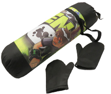 کیسه بوکس با دستکش